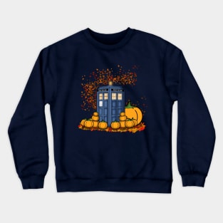 TARDIS Pumpkin Patch Crewneck Sweatshirt